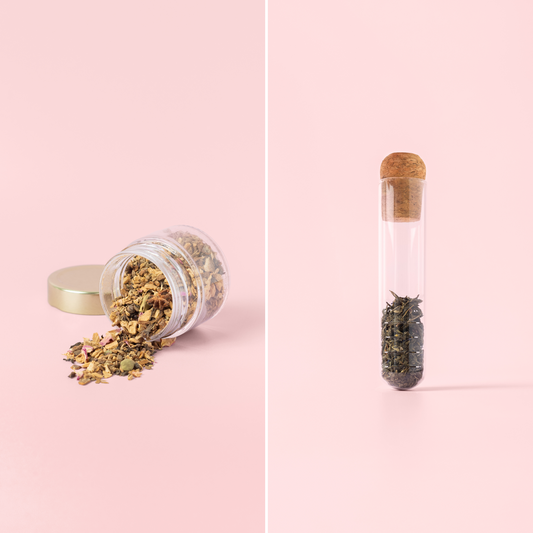 Premium tea + glass infuser