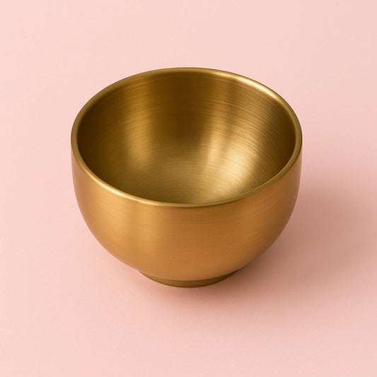 Brushed brass bowl - Quartz Boutique edition